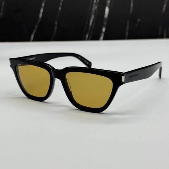 NEW SAINT LAURENT SL462 SULPICE 009 SUNGLASSES BLACK EYEWEAR SL 462 SULPICE 009 - Picture 1 of 11